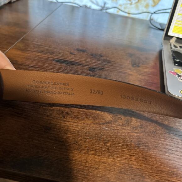 Boconi Leather Belt Men’s 32 “Antonio” Hand Crafted ITALY - Picture 4 of 4